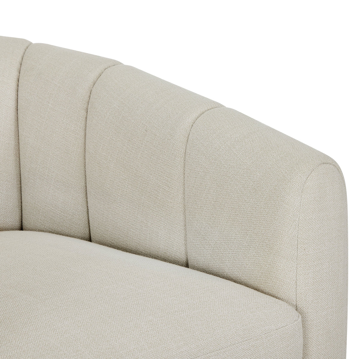 Better Homes & Gardens Lillian Accent Swivel Chair, Cream Linen
