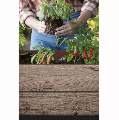 Keter Signature Collection 29 Gal. Resin Elevated Garden Bed