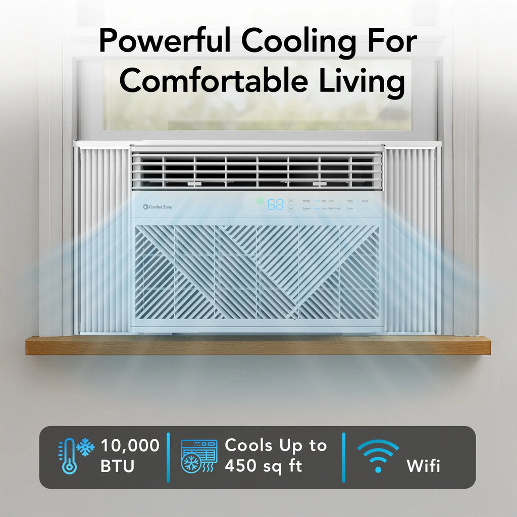 Comfort Zone 5,000 BTU Window Mounted Room Air Conditioner
