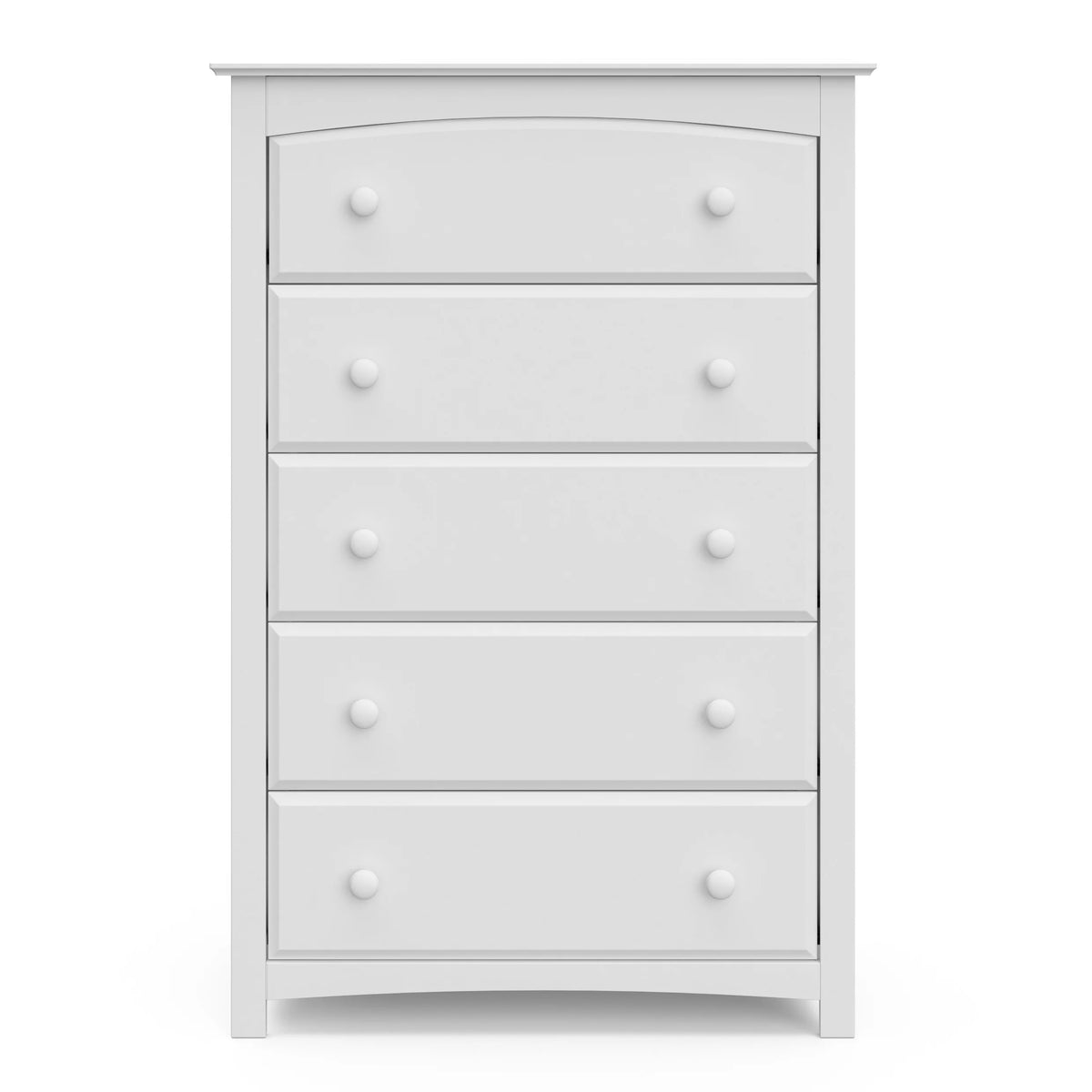 Storkcraft Kenton 5 Drawer Nursery Dresser, Pebble Gray