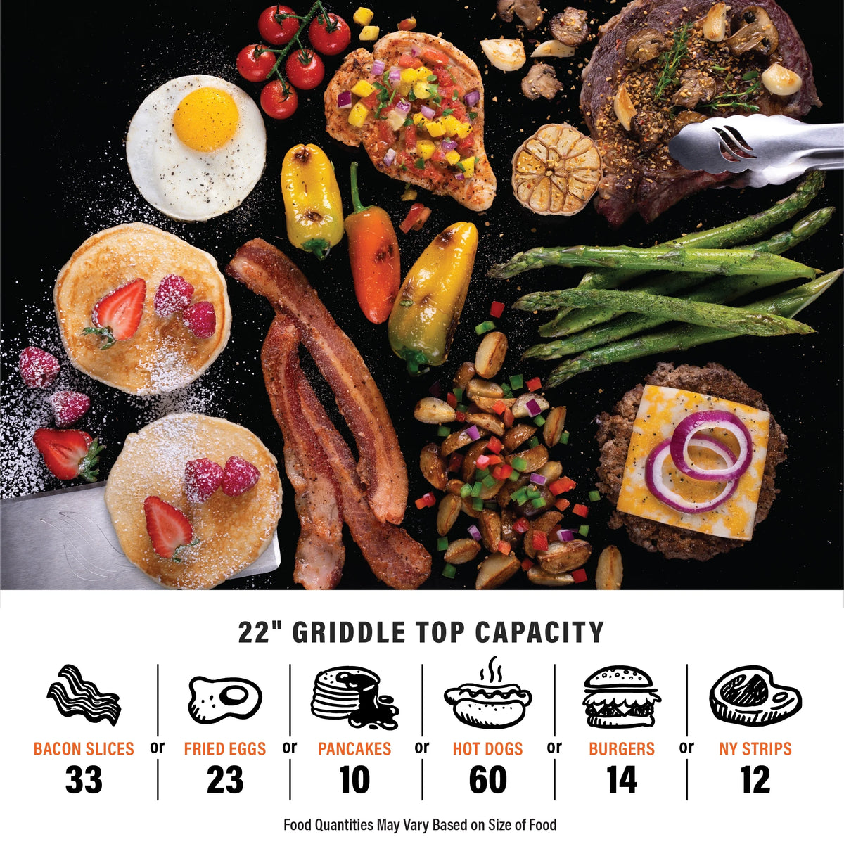 Blackstone Adventure Ready 2-Burner 22" Propane Omnivore Griddle with Stand and Adapter Hose
