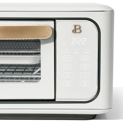 Beautiful Infrared Air Fryer Toaster Oven, 9-Slice, 1800 W, White Icing by Drew Barrymore