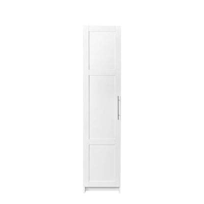 Stackable Wall Cabinet,Hanging Wall Mount Storage Cabinet with Adjustable Shelves and Doors,Sideboard Buffet Cupboard,Console Table,White Wood Finish,11.81 "D x 31.50"W x 29.92 "H