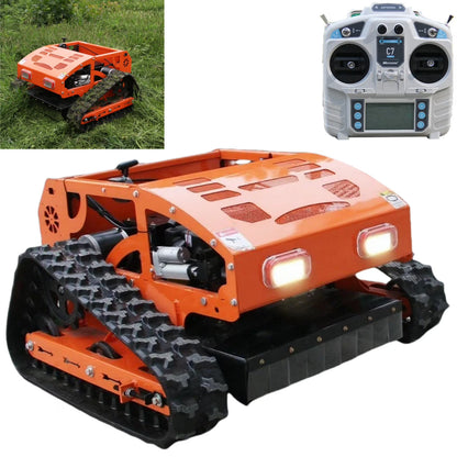 MachPro 300 lbs 9 HP Orange Remote Control Lawn, Mower Manganese Steel Blade, Adjustable Cutting Height, Speed, All Terrain Cordless Grass Cutter