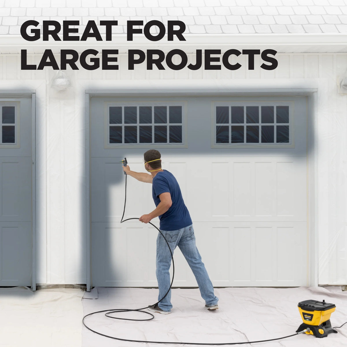 Wagner Control Pro 130 High Efficiency Airless 1.5 Gallon Power Tank Paint/Stain Sprayer