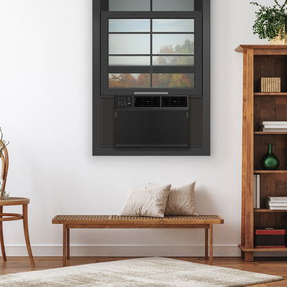 TCL 10,000 BTU Smart Window Air Conditioner, Fan & Dehumidifier, 450 Sq. Ft., Remote Control, Works with Alexa/Google Assistant, Black, W10W92-B4