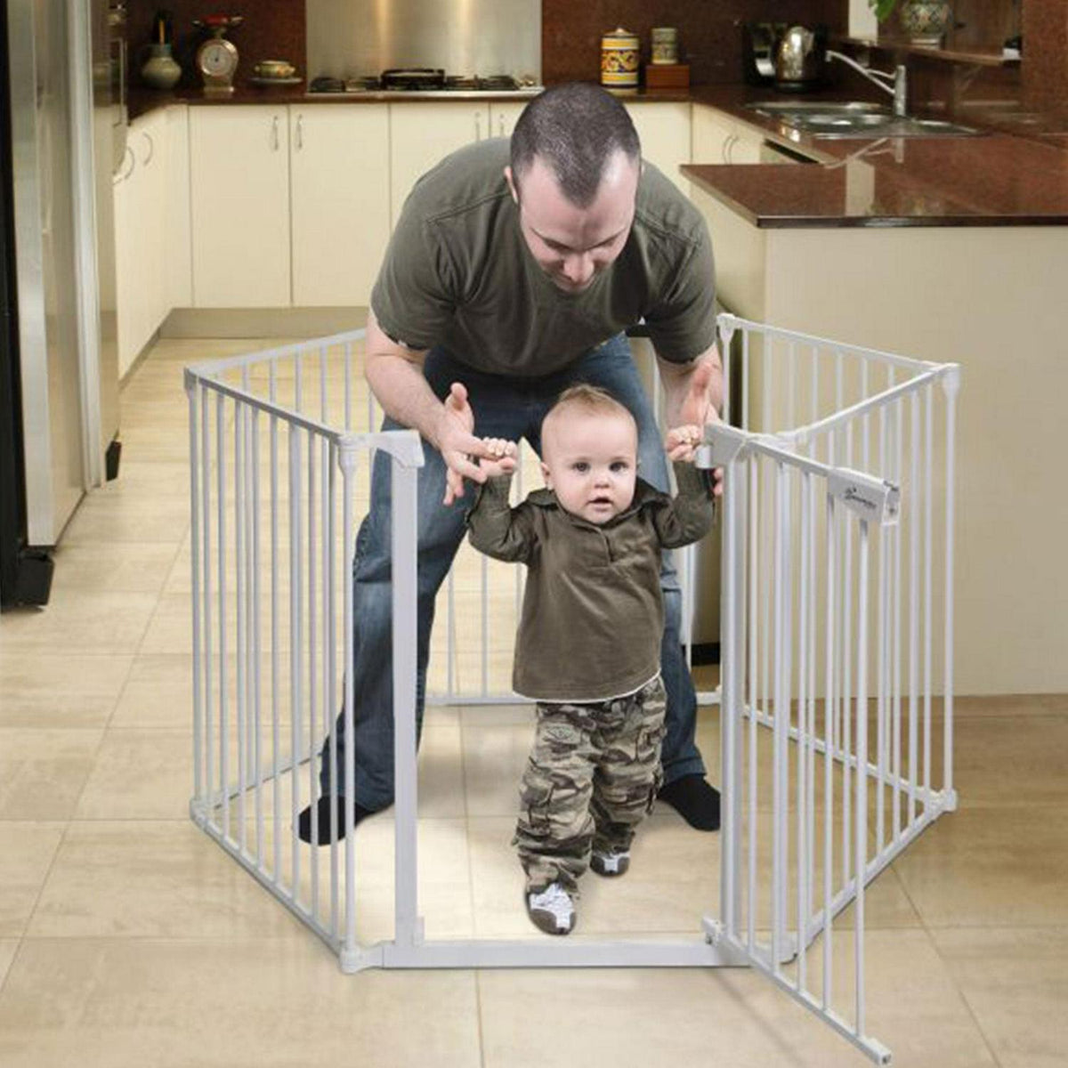Dreambaby Mayfair Converta® 3-in-1 Play-Pen Gate - White. Unisex