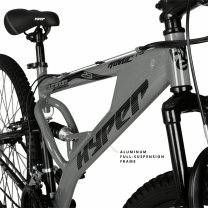 Hyper Bicycles 29" Men's Havoc Mountain Bike, Gray