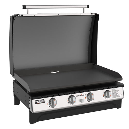 Blackstone Pro Series 4-Burner 36" Propane Omnivore Drop-in Outdoor Griddle with Hood