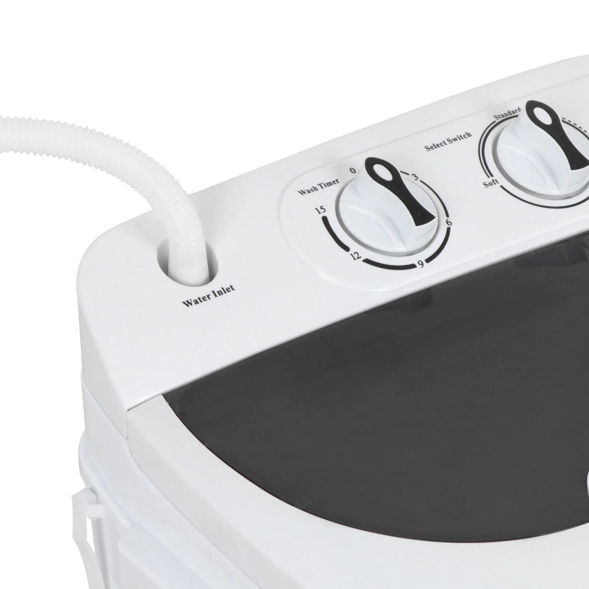 Compact Mini Twin Tub Washing Machine Portable 13lbs Laundry Washer and Dryer