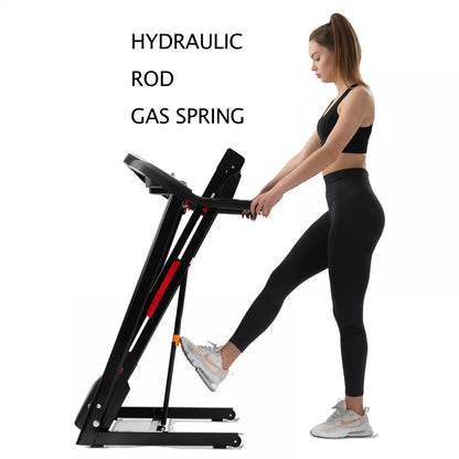 Foldable Electric Treadmill, 3.5HP Motorized Running Machine with 12 Perset Programs 300LBS Weight Capacity Walking Jogging Treadmill for Office Home Gym Workout with Incline