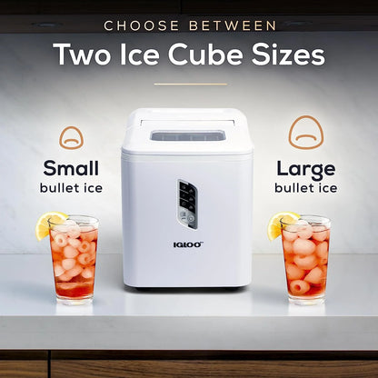 Igloo Automatic Ice Machine Self Cleaning Countertop Ice Maker for Water Bottle & Drinks, Aqua
