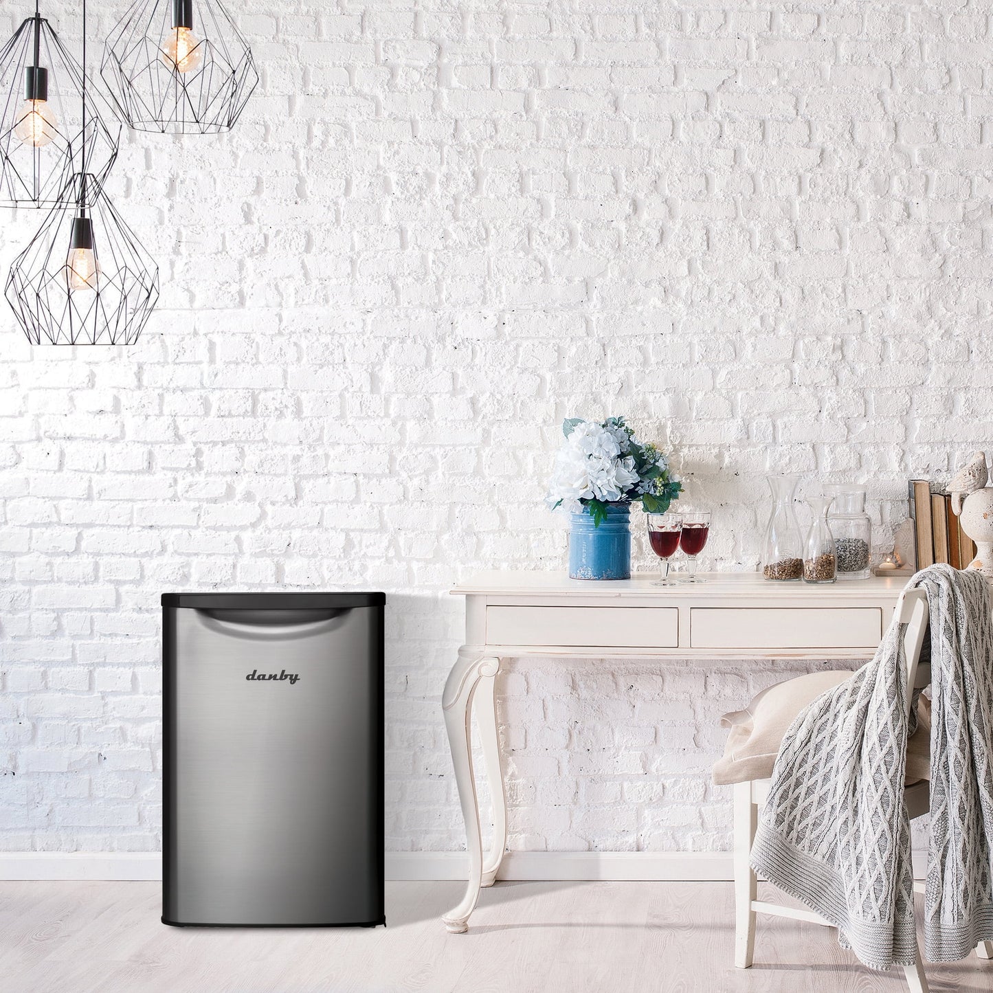 Danby 2.6 cu. ft. Compact Fridge in Stainless Steel (DAR026A2BSLDB)