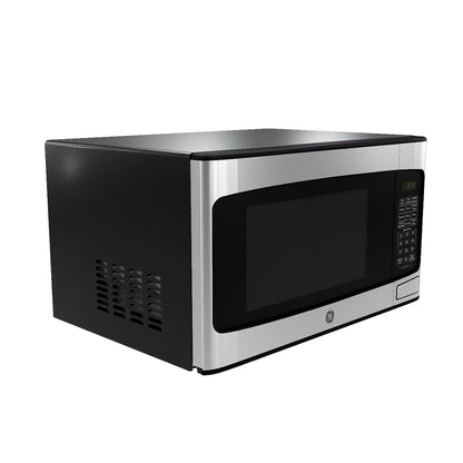 GE 1.1 Cu Ft Countertop Microwave Oven, 950W, Stainless Steel, One-Touch Cooking, Turntable, Auto Defrost, Child Lock, Model GCST11N1WSS