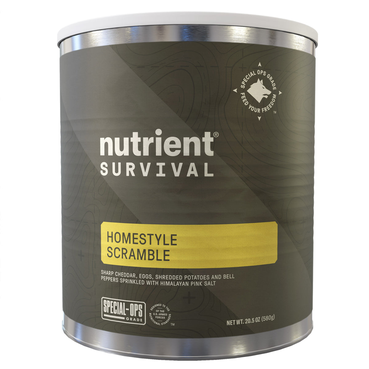 Nutrient Survival Freeze Dried Homestyle Scramble 6-pack (60 Total Servings)