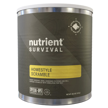 Nutrient Survival Freeze Dried Homestyle Scramble 6-pack (60 Total Servings)