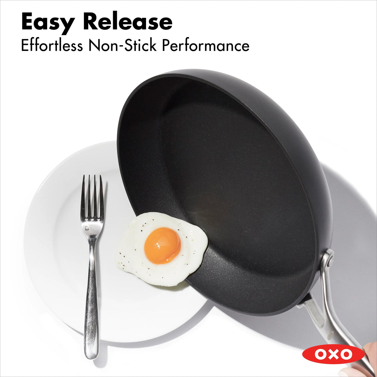 OXO Professional Hard Anodized Nonstick, 10 Piece Cookware Set, Induction, Black
