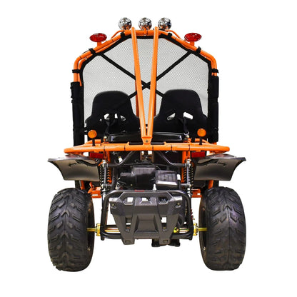 Massimo GKA 200 169cc EFI Adult Go Kart with 10HP Engine, 2WD Off-Road Go Cart, Dual Seats, Red