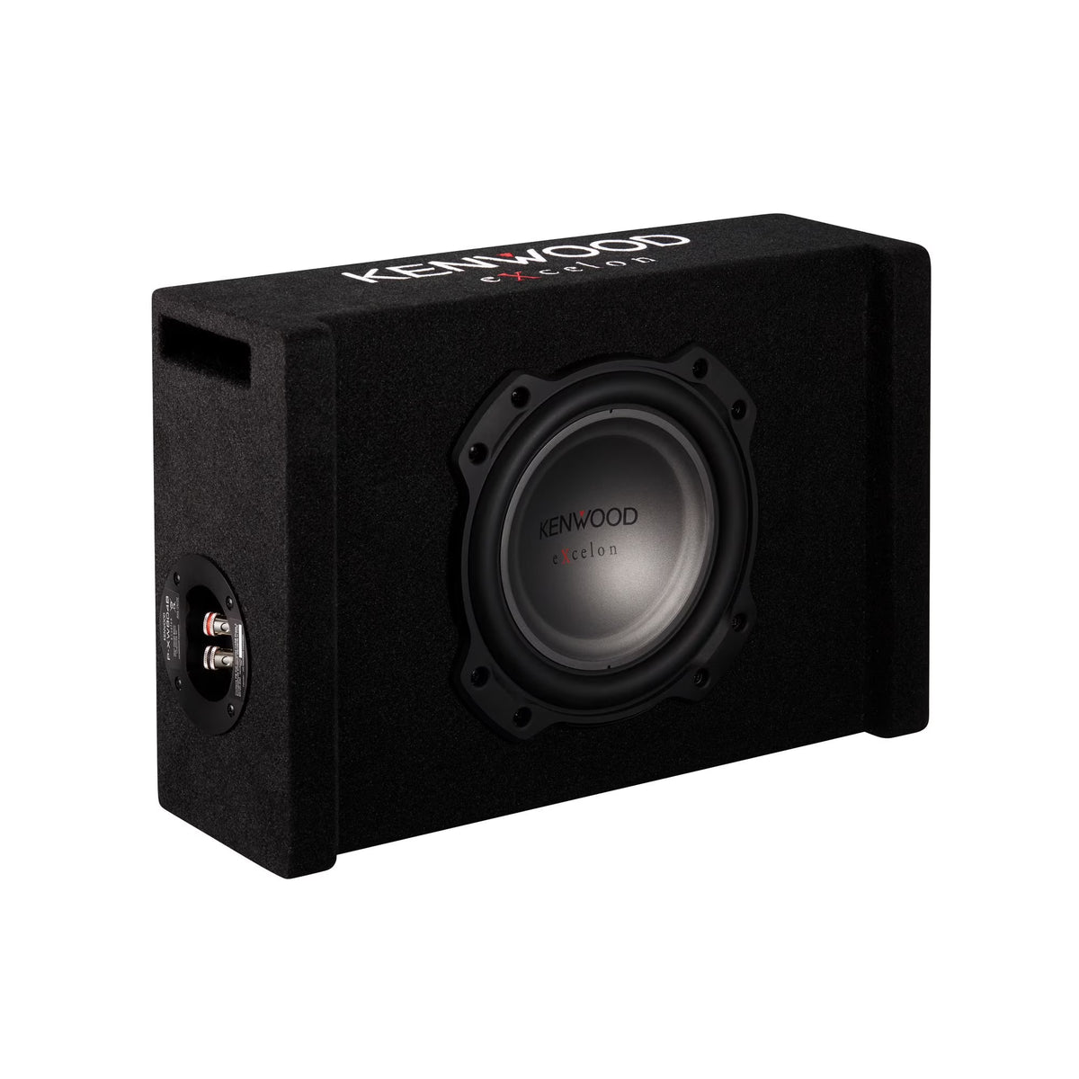 Kenwood P-XW804B 8" Subwoofer in Vented Enclosure, 300W RMS Power
