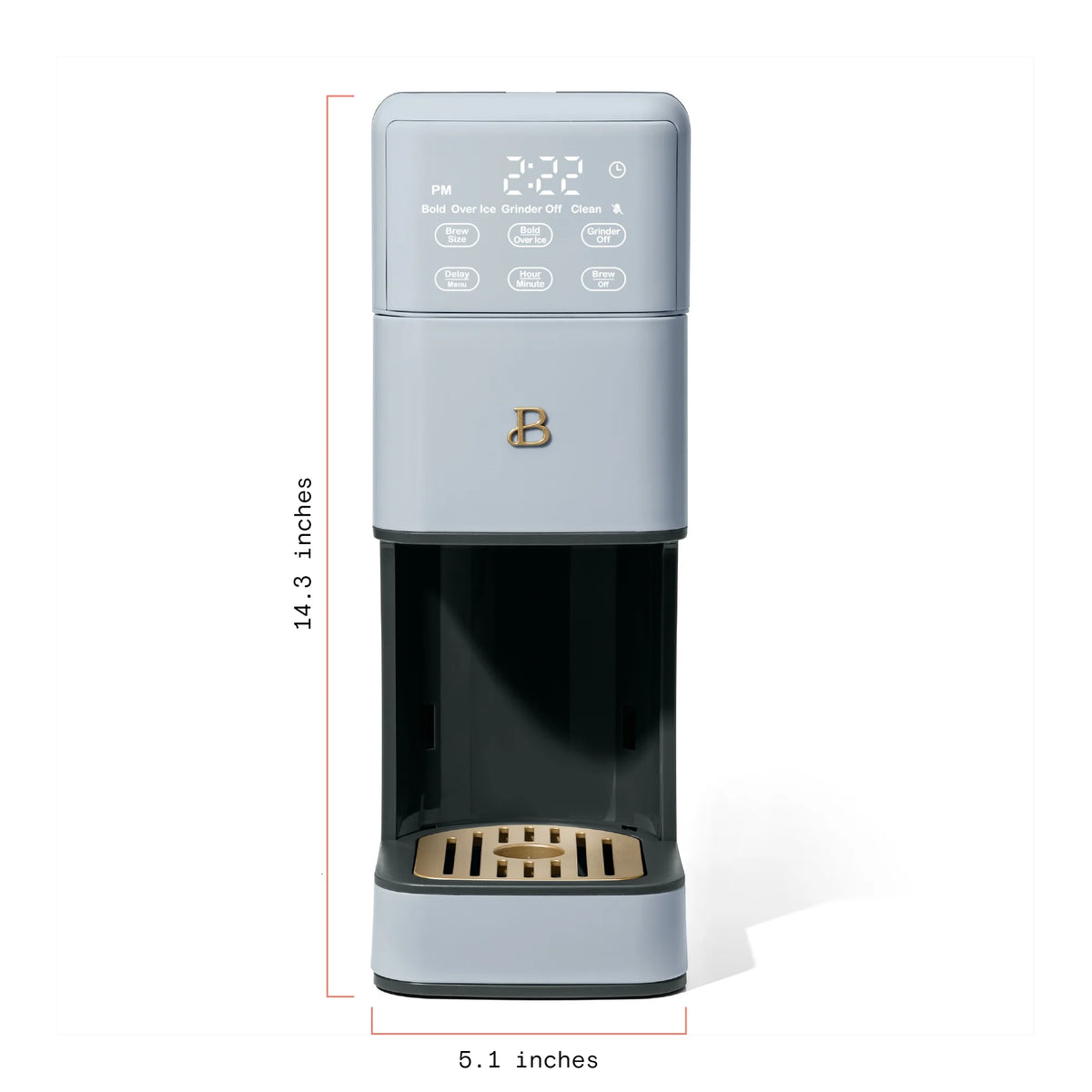 Beautiful Perfect Grind�?Programmable Single Serve Coffee Maker, White Icing by Drew Barrymore