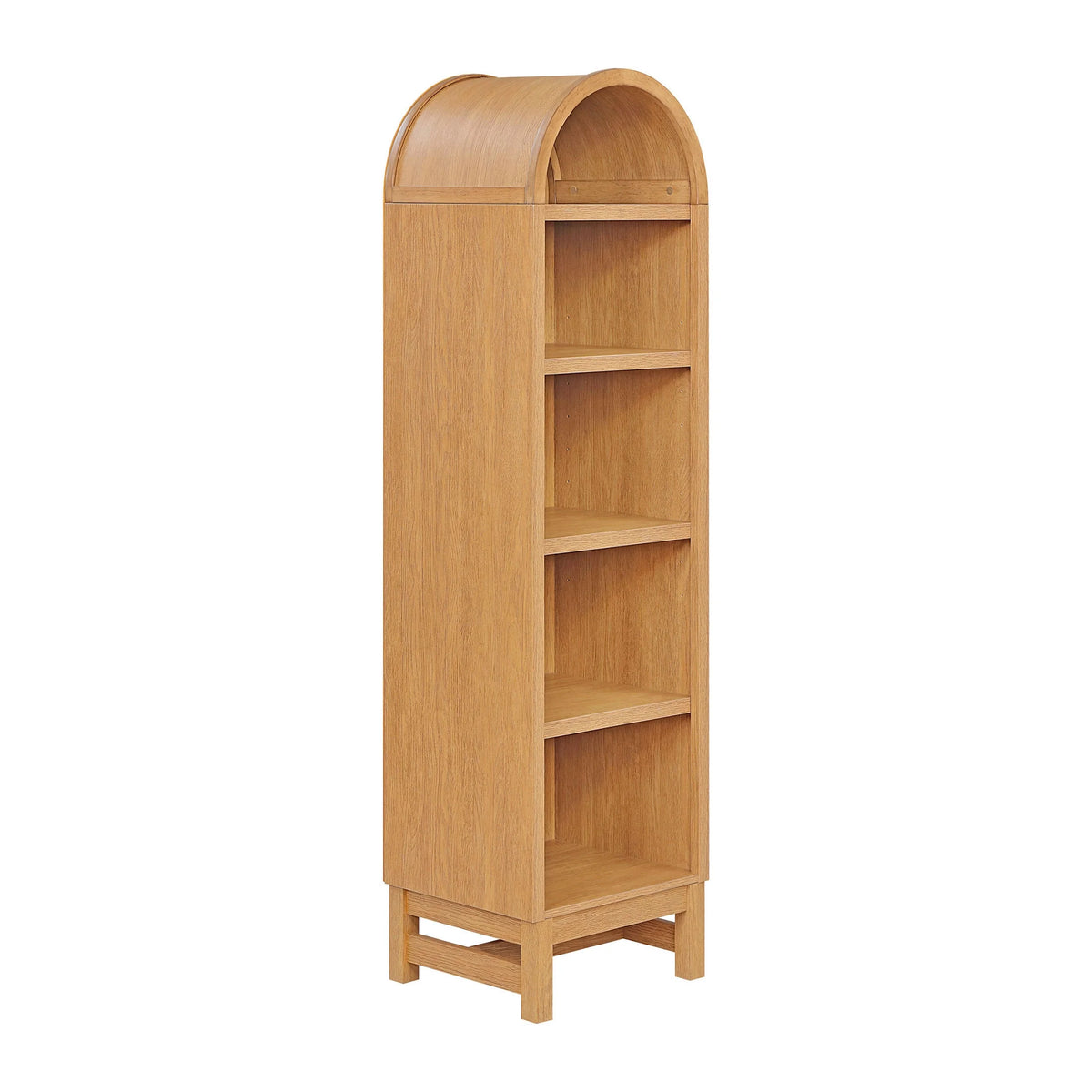 Better Homes & Gardens Juliet Narrow Arch Bookcase, Deep Green and Light Honey