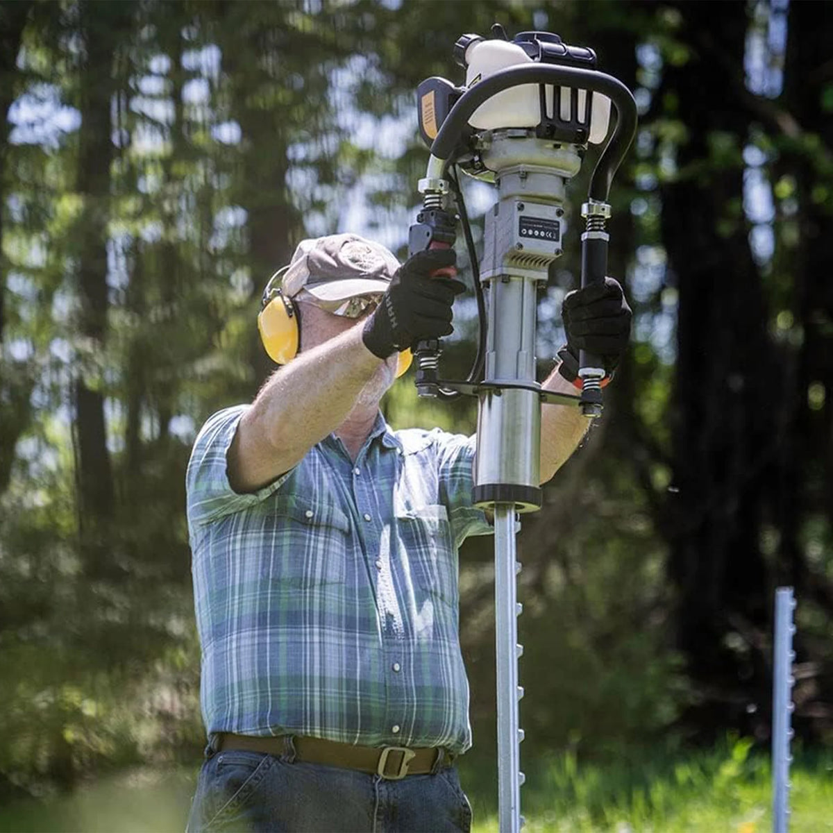 Titan Post Drivers PGD2875 Portable Gas-Powered Light-Duty Driver, 30 lbs.