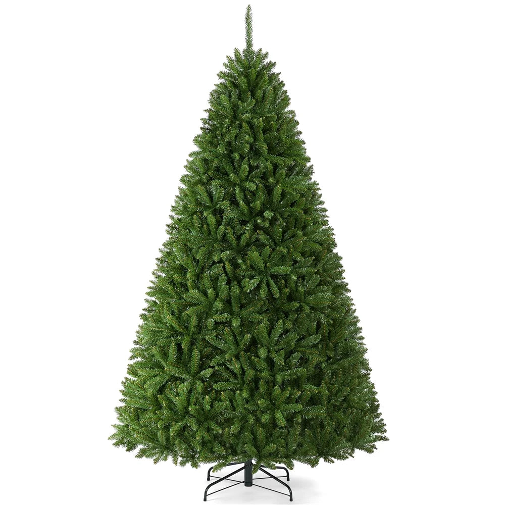Topeakmart 7.5 ft Ultra-Thick Artificial Christmas Tree Holiday Decoration Tree with Foldable Stand and 2326 Branch Tips Green