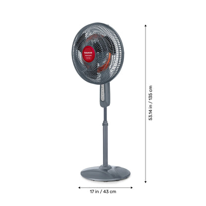 Taurus Tropicano 2-in-1 Fan & Space Heater, Quiet Oscillating Floor Fan with EcoJet Cooling and Heating for Year-Round Comfort