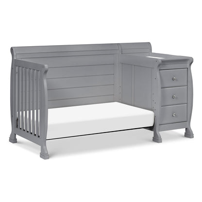 DaVinci Kalani 4-in-1 Convertible Crib &amp; Changer in Grey