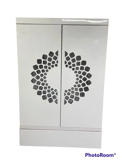 Customized Wooden Cabinet Desginer Mandir With LED / Mandir For Home & Office / Temple For Home / Pooja Ghar / Mandir With Lights /Storage