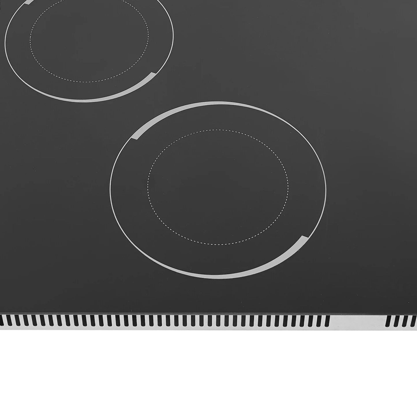 110V Modern Black Electric Cooktop Electric Stovetop 5 Burners Electric Cooktop for Homes, Restaurants