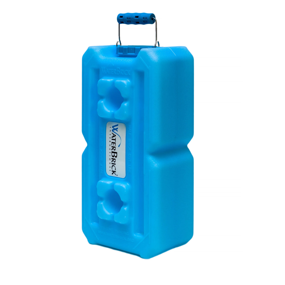 WaterBrick Stackable 3.5 Gallon Blue Water & Food Storage Container - 8 Pack