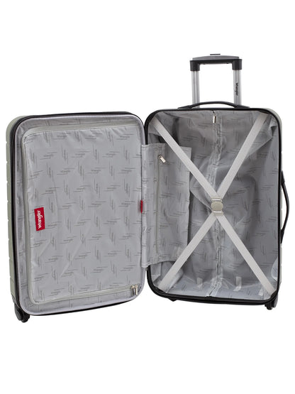 Wrangler 3 Piece Luggage Set with Cup Holder and USB Port, Olive Green