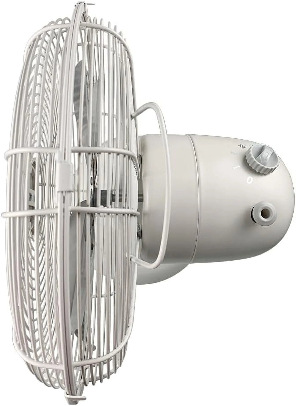 Good Housekeeping Retro All-Metal Table Fan (92618) with 3 Speed Settings, Wide Oscillation, and Carrying Handle��