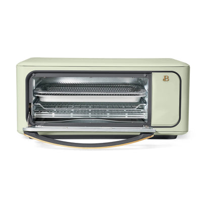 Beautiful Infrared Air Fryer Toaster Oven, 9-Slice, 1800 W, White Icing by Drew Barrymore