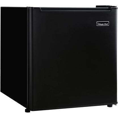 Magic Chef New 17.3 inch Width 1.7 Cu. ft. Compact Refrigerator with Single Door Color in Black