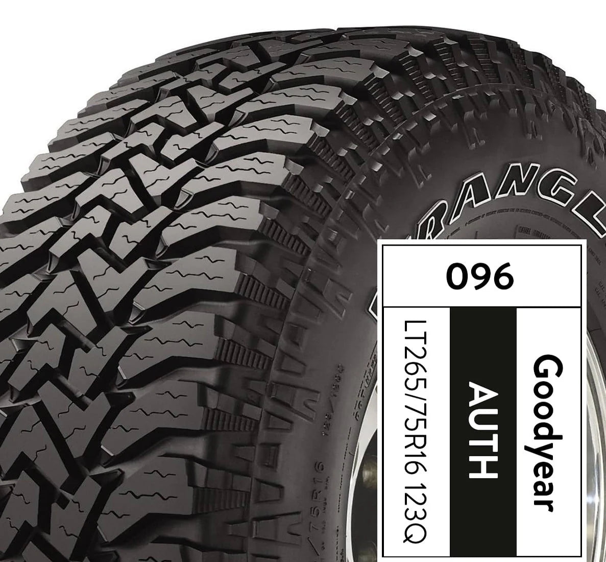 Goodyear Wrangler Authority A/T LT265/75R16 123Q All-Terrain Tire