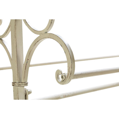 Tripar 71.5 in. Metal Garment Rack with Shelves, Cream