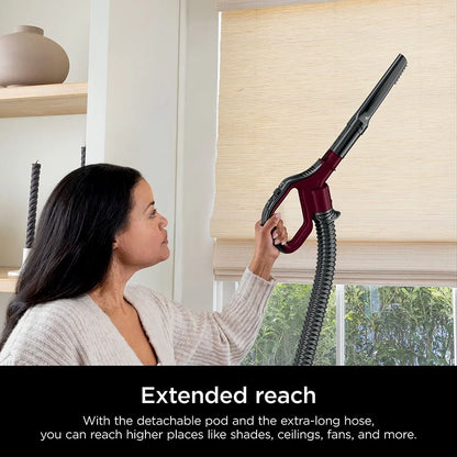 Shark Detect Lift-Away ADV Corded Upright Vacuum with PowerFins Detect, Self-Cleaning Brushroll & Odor Neutralizer Technology, LA492, Burgundy