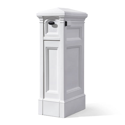 Step2 Atherton Reserve White Lockable Package Storage Mailbox, Plastic