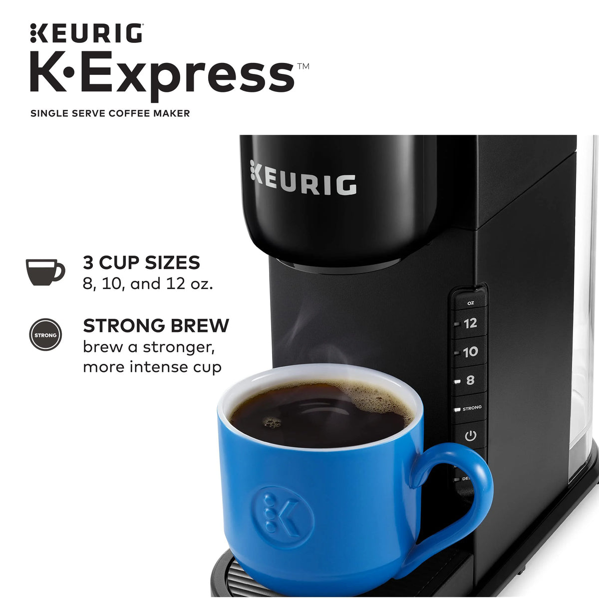 Keurig K-Express Coffee Maker, Single Serve K-Cup Pod Coffee Brewer