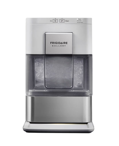 Frigidaire Nugget Ice Maker EFIC256, Countertop Nugget Ice Machine with Transparent Window, Nugget Ice Maker with 44 lbs. Capacity, Auto Self Cleaning Ice Maker Machine, Black