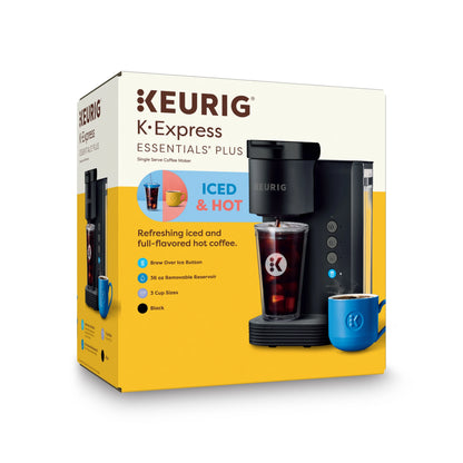 Keurig K-Iced Essentials Iced and Hot Single-Serve K-Cup Pod Coffee Maker, White