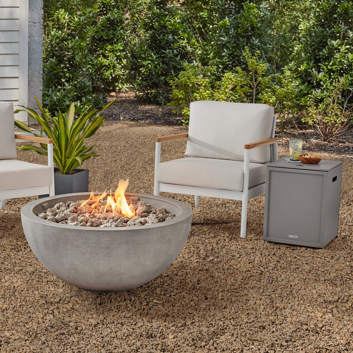 Better Homes & Gardens 36" 65,000 BTU Propane Fire Pit with Tank Hideaway by Dave & Jenny Marrs