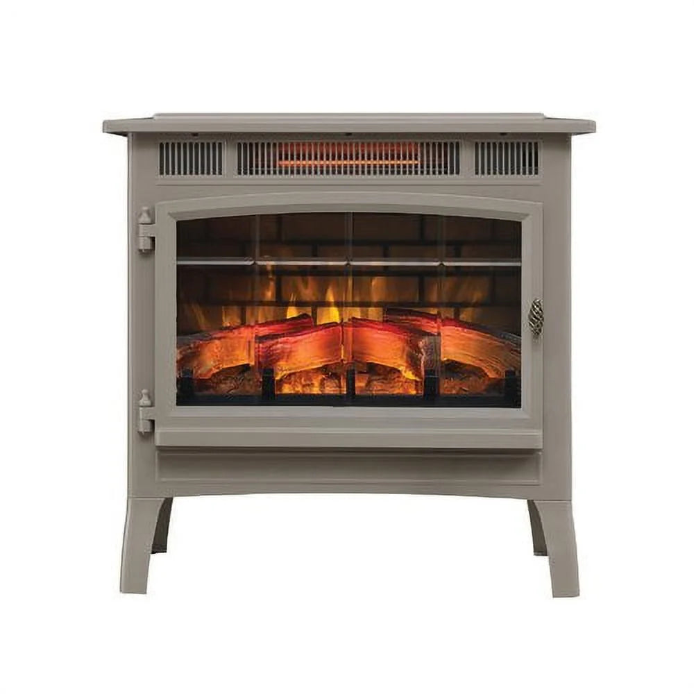 Duraflame 3D Black Infrared Electric Fireplace Stove with Remote Control - DFI-5010-01