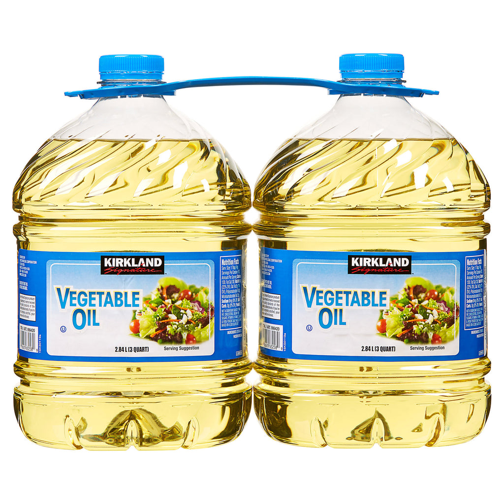 Kirkland Signature, Vegetable Oil, 3 qt, 2-Count