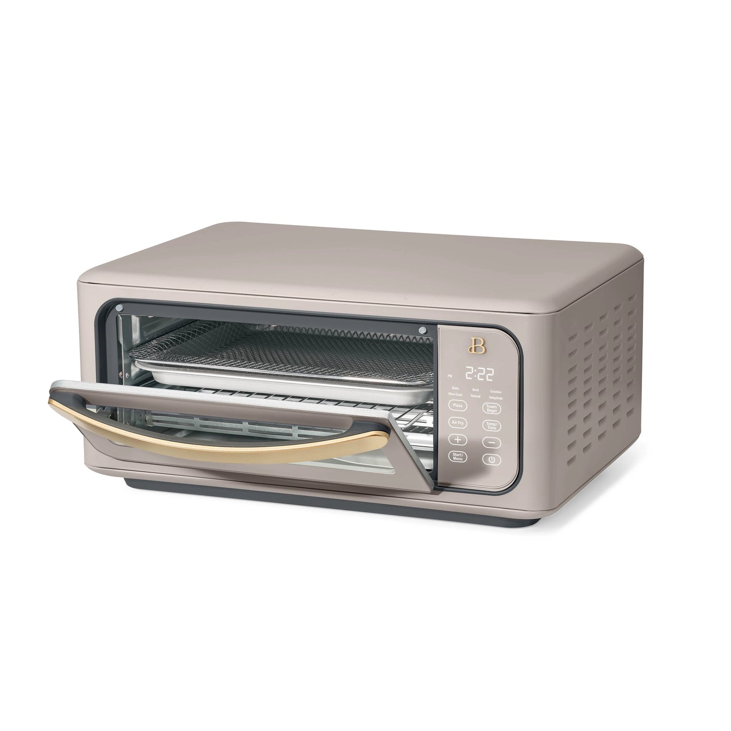 Beautiful Infrared Air Fryer Toaster Oven, 9-Slice, 1800 W, White Icing by Drew Barrymore