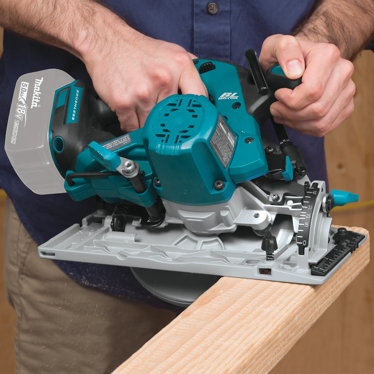 Makita 18V LXT Lithium?Ion Brushless Cordless 6?1/2" Circular Saw XSH03Z -?Tool Only