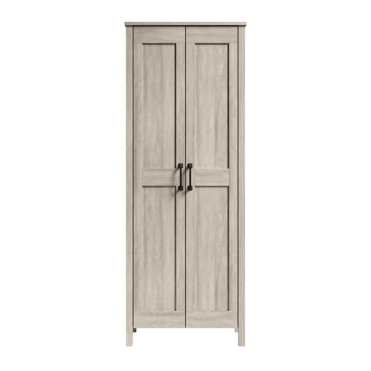 Sauder Two-Door Storage Cabinet, White Finish