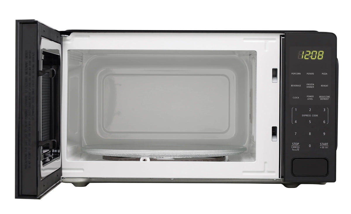 Mainstays 1.1 cu. ft. Countertop Microwave Oven, 1000 Watts, Black, New